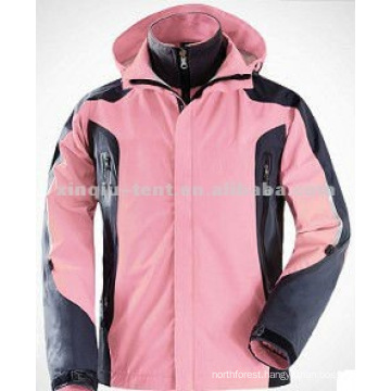 Pink ladies lighting hiking jacket